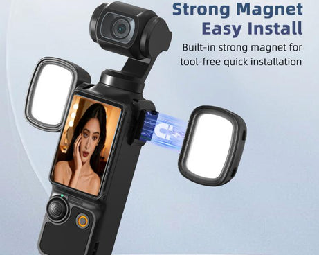 For DJI Pocket 3 Flymile Handheld Magnetic Fill Light For Photography