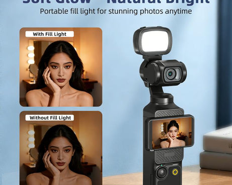 For DJI Pocket 3 Flymile Handheld Magnetic Fill Light For Photography
