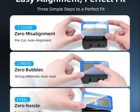 For Insta360 Ace Pro 2 Flymile Tempered Glass Screen Protector