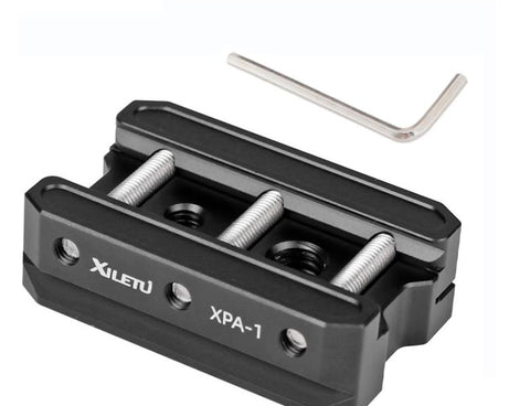 XILETU XPA-1 Arca-Swiss Quick Release Clamp With Dovetail Rail Tripod Monopod Camera Mount Adapter