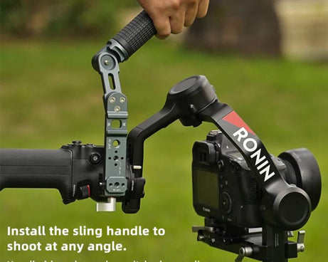 XILETU Adjustable Angle Handle Grip For DJI RS 4 Mini/RS 4 Pro/RS 4/RS 3 Mini/RS 3 Pro/RS 2 Stabilizers