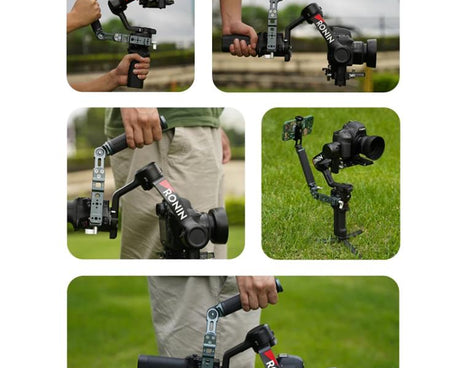 XILETU Adjustable Angle Handle Grip For DJI RS 4 Mini/RS 4 Pro/RS 4/RS 3 Mini/RS 3 Pro/RS 2 Stabilizers