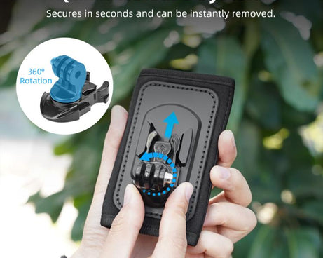 For DJI Osmo Pocket 3 / Action 6 / GoPro Backpack Shoulder Strap Bracket Clip