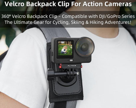 For DJI Osmo Pocket 3 / Action 6 / GoPro Backpack Shoulder Strap Bracket Clip