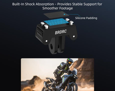 For Insta360 Ace Pro / Ace Pro 2 BRDRC Two-Claw Extendable Magnetic Quick-Release Base