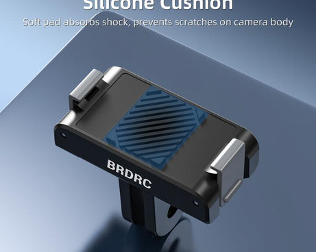 BRDRC For DJI Magnetic Quick-Release Base Two-Claw Stand Extension Accessory, For Osmo Action 6 / Nano, For Osmo Action 3 / 4 / 5 Pro / Osmo 360