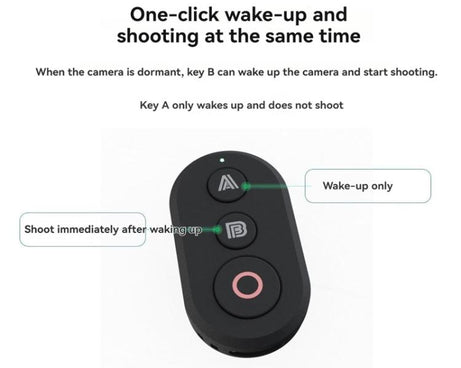 Action Camera Bluetooth Remote Control For Insta360 X5 / X4 / X3 / GO3S / Ace Pro2