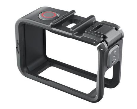 aMagisn PC Material Camera Cage for DJI Action 5 Pro / 4 / 3 with Quick Release Vertical/Horizontal Shoot Support, Cold Shoe Mount & 1/4-inch Thread, Action 5 Pro /4/3 PC Cage