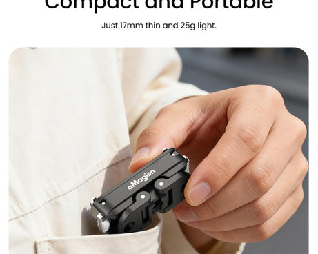 For DJI Osmo Action 6 / Nano aMagisn Metal Magnetic Quick Release Mount 2.0 Lockable Adapter, For DJI Osmo Action 6 / Nano