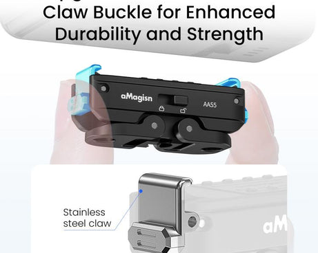 For DJI Osmo Action 6 / Nano aMagisn Metal Magnetic Quick Release Mount 2.0 Lockable Adapter, For DJI Osmo Action 6 / Nano