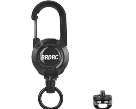 For DJI Osmo Action 6 / Pocket 3 / 4 BRDRC Action Camera Telescopic Backpack Carabiner