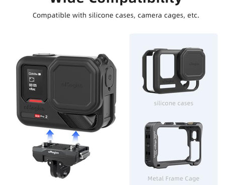 aMagisn 360-Degree Rotatable Magnetic Quick Release Mount For Insta360 Ace Pro 2 / Ace Pro / X5 / X4 Air, For Insta360 Ace Serirs/X5/X4 Air
