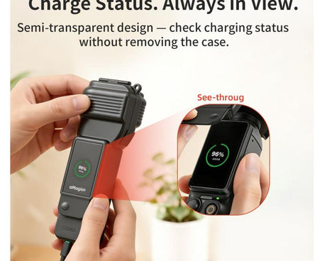For DJI Osmo Pocket 4 aMagisn Gimbal Protector Case Protective Cover with One-Piece Flip Design Integrated 3D Joystick Guard