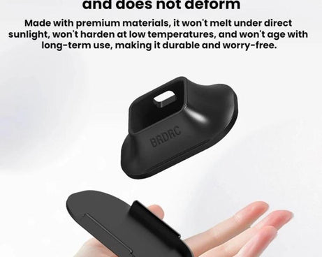 For DJI Osmo Pocket 4 / 3 BRDRC Car Desktop Silicone Mount