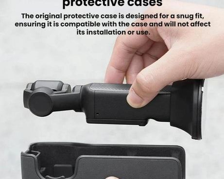 For DJI Osmo Pocket 4 / 3 BRDRC Car Desktop Silicone Mount