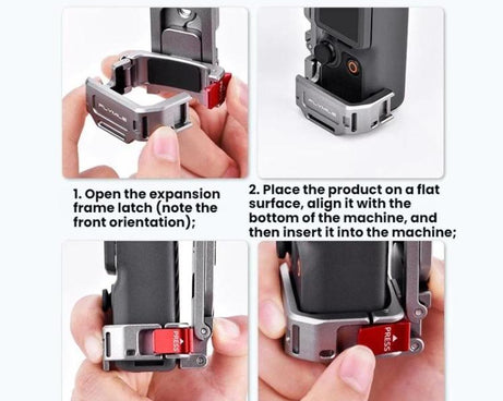 For DJI Osmo Pocket 4/3  Flymile Multi-functional Magnetic Frame Base