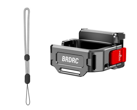 For DJI Osmo Pocket 4 BRDRC Cold Shoe Interface Quick-Release Expansion Frame Bracket, For DJI Osmo Pocket 4
