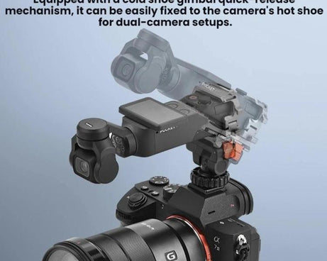 For DJI Osmo Pocket 4 BRDRC Cold Shoe Interface Quick-Release Expansion Frame Bracket, For DJI Osmo Pocket 4