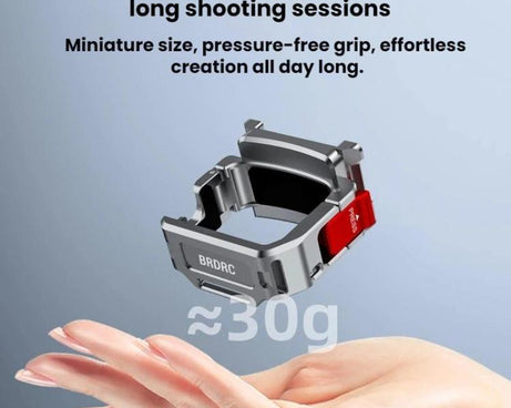For DJI Osmo Pocket 4 BRDRC Cold Shoe Interface Quick-Release Expansion Frame Bracket, For DJI Osmo Pocket 4