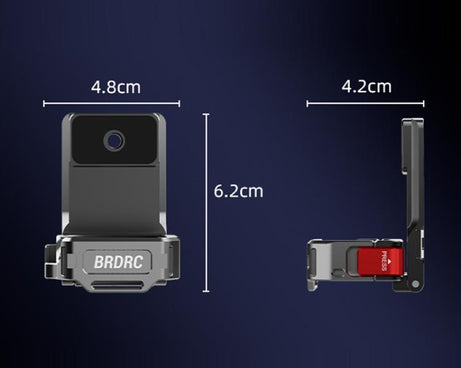 For DJI Osmo Pocket 3 / 4 BRDRC Multi-Functional Magnetic Base Adapter Frame Extension Stand, For DJI Osmo Pocket 3 / 4 Titanium
