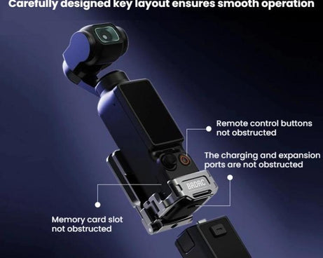 For DJI Osmo Pocket 3 / 4 BRDRC Multi-Functional Magnetic Base Adapter Frame Extension Stand, For DJI Osmo Pocket 3 / 4 Titanium