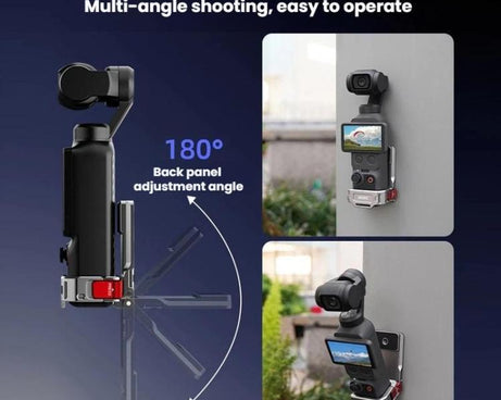 For DJI Osmo Pocket 3 / 4 BRDRC Multi-Functional Magnetic Base Adapter Frame Extension Stand, For DJI Osmo Pocket 3 / 4 Titanium