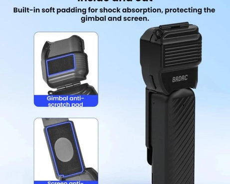 For DJI Osmo Pocket 4 BRDRC Display Lens Cover Gimbal Protective Case