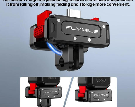 DJI Osmo Pocket 4 / 3 Flymile Magnetic Quick-Release Charging Adapter