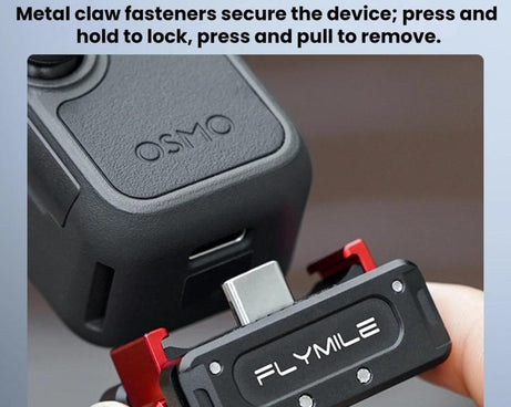 DJI Osmo Pocket 4 / 3 Flymile Magnetic Quick-Release Charging Adapter