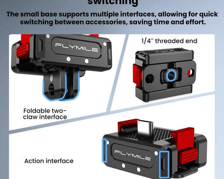 DJI Osmo Pocket 4 / 3 Flymile Magnetic Quick-Release Charging Adapter