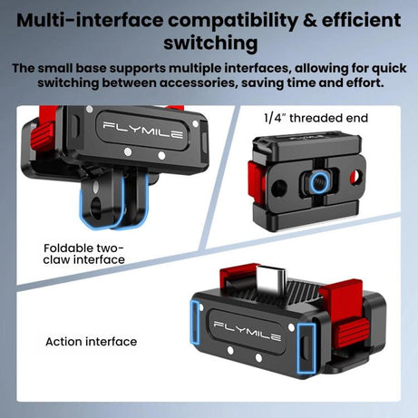 DJI Osmo Pocket 4 / 3 Flymile Magnetic Quick-Release Charging Adapter