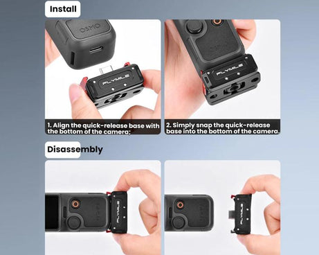 DJI Osmo Pocket 4 / 3 Flymile Magnetic Quick-Release Charging Adapter