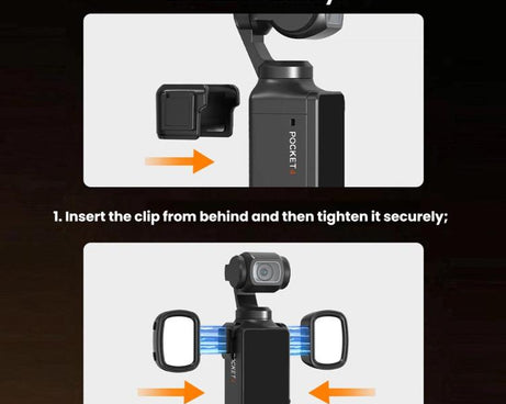 For DJI Osmo Pocket 4 / 3 Flymile Cameras Magnetic Fill Light For