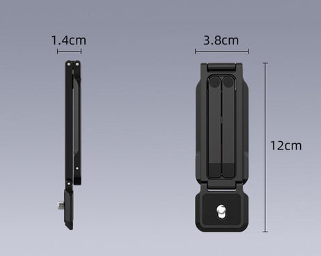 DJI Osmo Pocket 4 / 3 BRDRC Magnetic Tripod Metal Mounting Bracket
