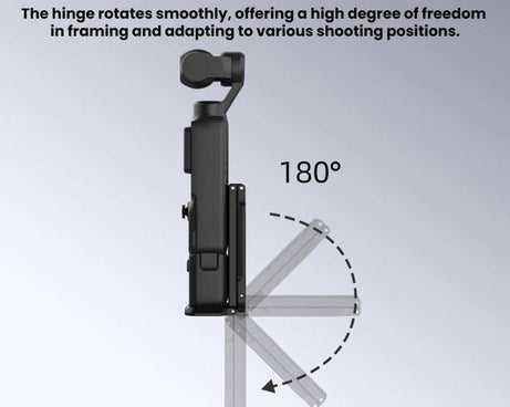 DJI Osmo Pocket 4 / 3 BRDRC Magnetic Tripod Metal Mounting Bracket