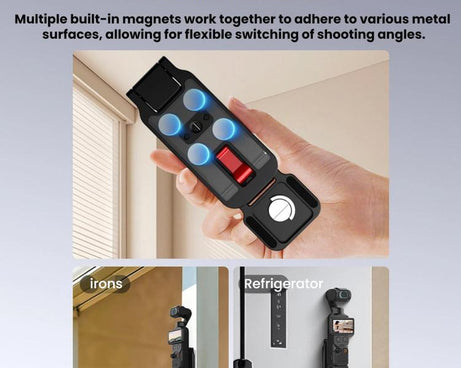 DJI Osmo Pocket 4 / 3 BRDRC Magnetic Tripod Metal Mounting Bracket