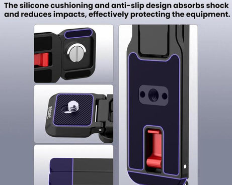 DJI Osmo Pocket 4 / 3 BRDRC Magnetic Tripod Metal Mounting Bracket