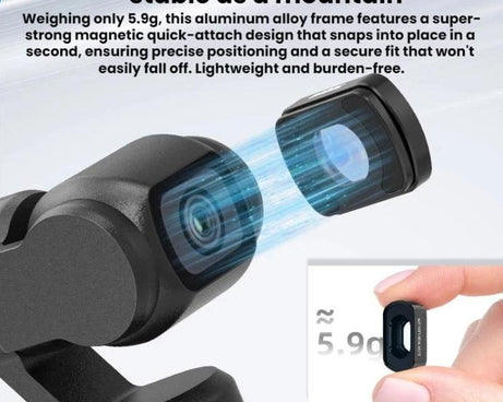For DJI Osmo Pocket 3 / 4 BRDRC Filter Extension Lens Widening Filter Accessory, Beauty Filter, Whitening Filter