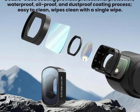 For DJI Osmo Pocket 3 / 4 BRDRC Filter Extension Lens Widening Filter Accessory, Beauty Filter, Whitening Filter