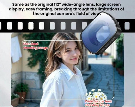For DJI Osmo Pocket 3 / 4 BRDRC Filter Extension Lens Widening Filter Accessory, Beauty Filter, Whitening Filter