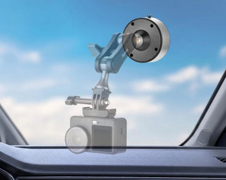 For DJI Osmo Pocket 4 / 3 Flymile Automotive Camera Electric Vacuum Cup Mount, FLY075, ZZ10760