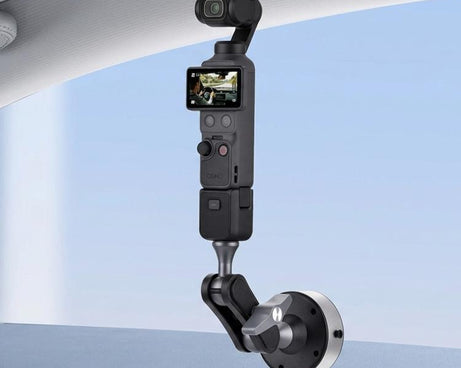 For DJI Osmo Pocket 4 / 3 Flymile Automotive Camera Electric Vacuum Cup Mount, FLY075, ZZ10760