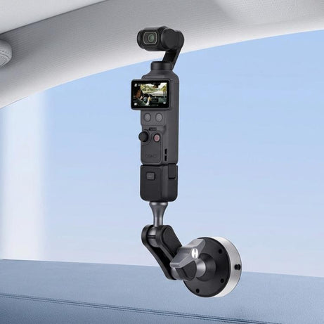 For DJI Osmo Pocket 4 / 3 Flymile Automotive Camera Electric Vacuum Cup Mount, FLY075, ZZ10760