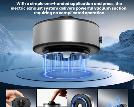 For DJI Osmo Pocket 4 / 3 Flymile Automotive Camera Electric Vacuum Cup Mount, FLY075, ZZ10760