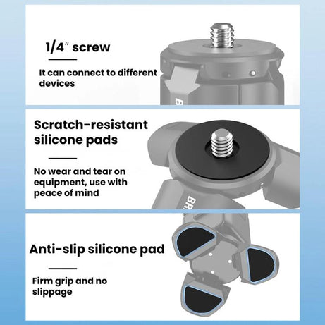 For DJI Osmo Pocket 4 / 3 / Insta360 X5 BRDRC Tripod Magnetic Mount