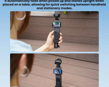 For DJI Osmo Pocket 4 / 3 / Insta360 X5 BRDRC Tripod Magnetic Mount