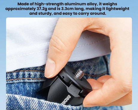 For DJI Osmo Pocket 4 / 3 / Insta360 X5 BRDRC Tripod Magnetic Mount