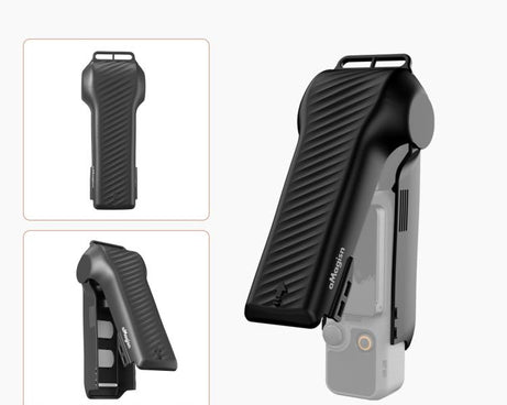 For DJI Osmo Pocket 4 aMagisn One-Piece Flip Protective Case Impact-Resistant ABS Hard Cover with Built-in Magnetic Filter Storage