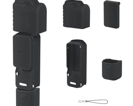 For DJI Osmo Pocket 4 aMagisn Multi-color Silicone Protective Case Full Body Sleeve Precision Cutout Anti-Scratch Skin