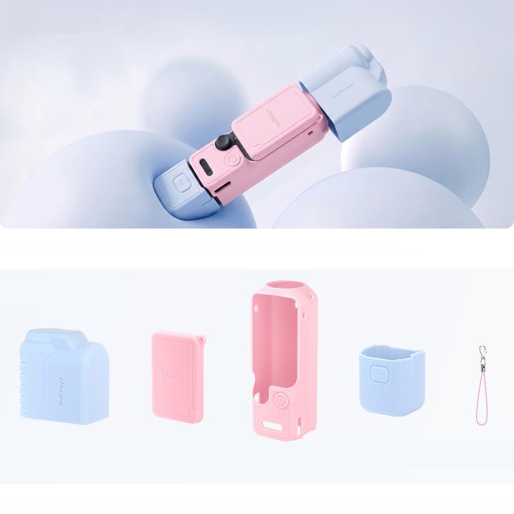 For DJI Osmo Pocket 4 aMagisn Multi-color Silicone Protective Case Full Body Sleeve Precision Cutout Anti-Scratch Skin
